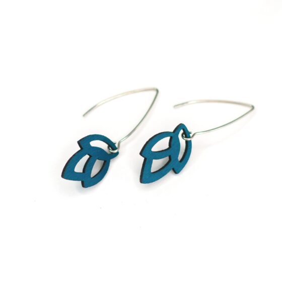 Boucles d'oreilles Prophétie Bleu nuit