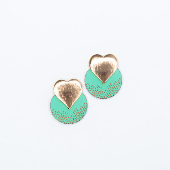 Boucles d'oreilles Tentation Menthe