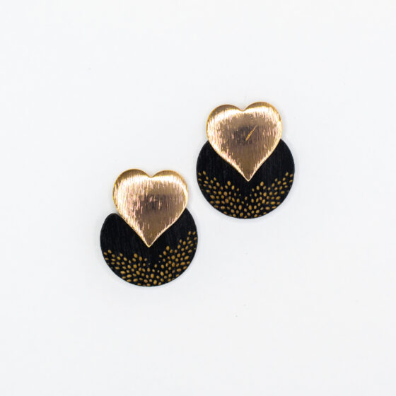 Boucles d'oreilles Tentation Noir