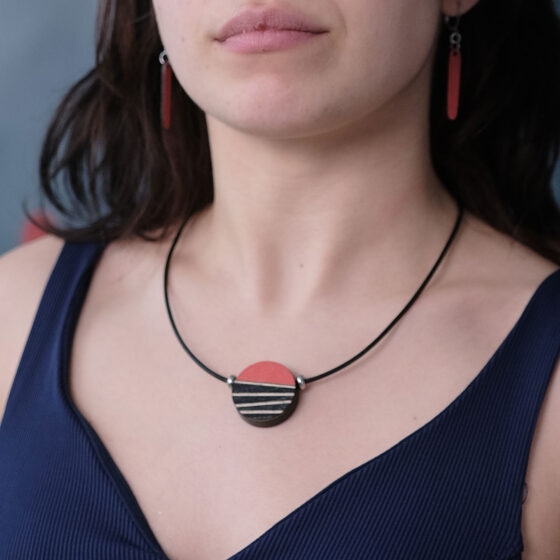 Collier Aurore Terre rouge