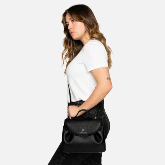 Sac à main 3-en-1 Le Lili en cuir vegan Noir