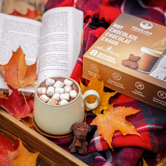 Coffret 3 bombes au chocolat au lait pour chocolat chaud avec