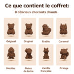 Coffret de 8 chocolats chauds 3D