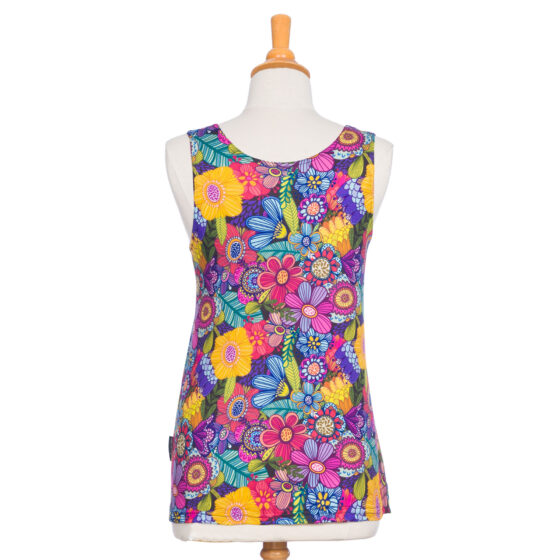 Camisole réversible Lara Fleurs colorées