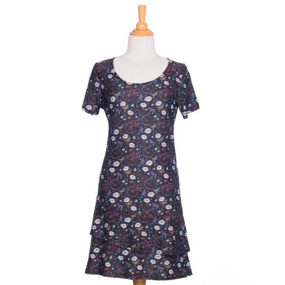 Bicycles and daisies ''Fabienne'' dress