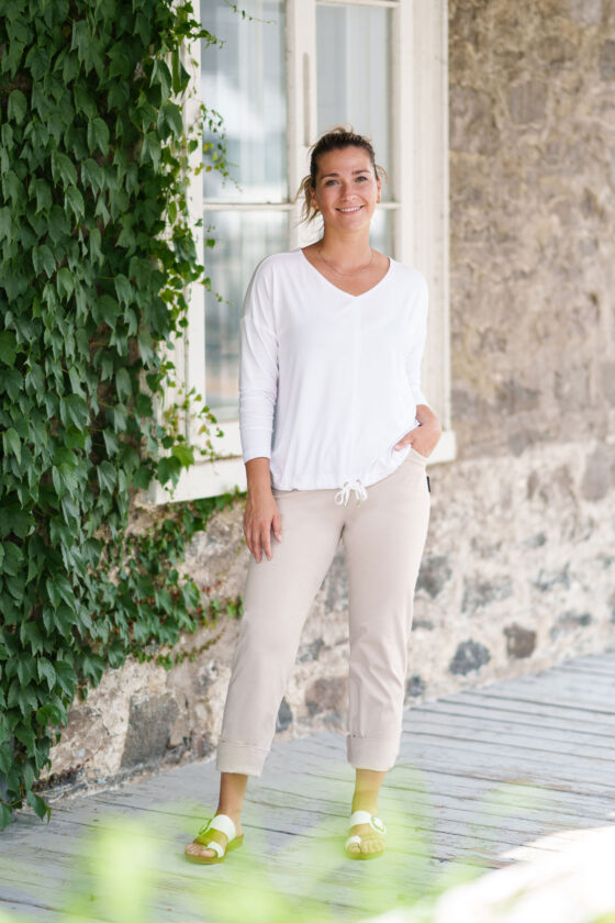 Beige Taylor pant