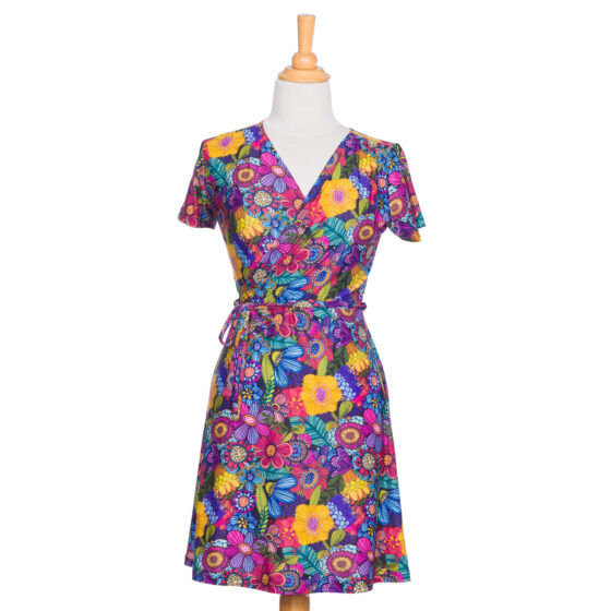 Colored flowers ''Selena'' dress