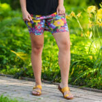Jupe-cuissard Kim Fleurs colorées