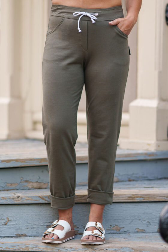 Khaki Taylor pant