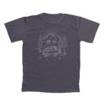 T-shirt vanlife montagne Bleu