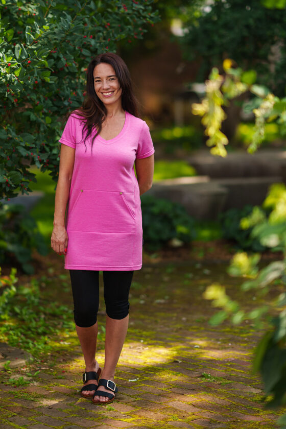 Pink ''Boulay'' tunic