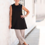 Black ''Piaf'' tunic