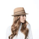 Chapeau unisexe Fulvio Noir mix