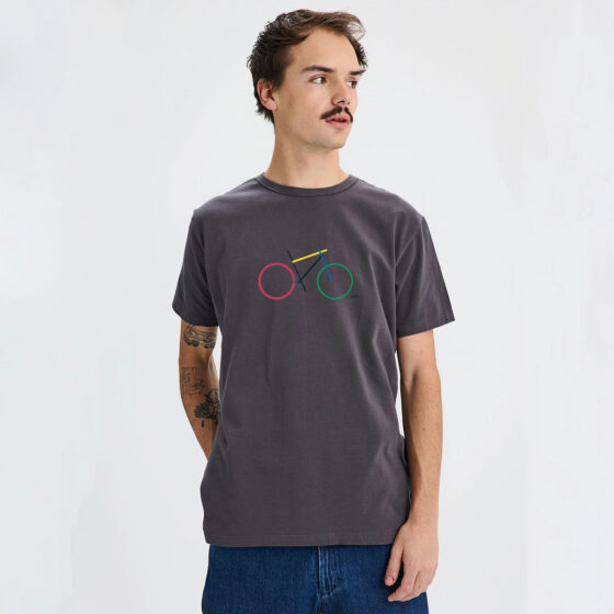 T-shirt minimaliste Charbon