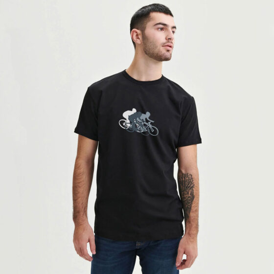 T-shirt tri-cycle Noir