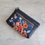 Trousse en liège Marine et bouquets d'automne