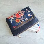 Trousse en liège Marine et bouquets d'automne