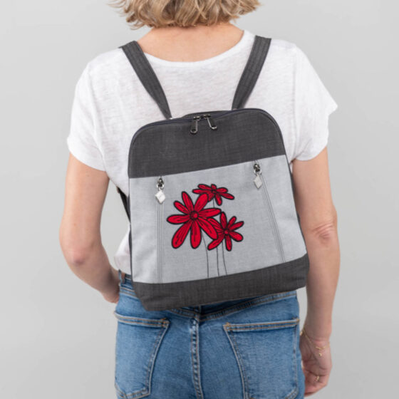 Sac à main convertible 3 en 1 Samiel Rouge