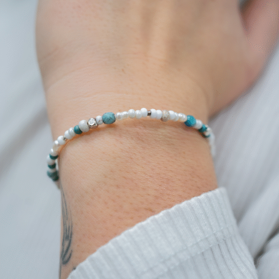 Bracelet de perles assorties Vert