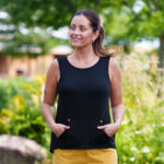 Black ''jazz'' tank top