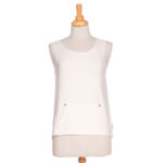 Natural white ''jazz'' tank top