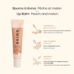 Baume à lèvres nourrissant Pêche et melon