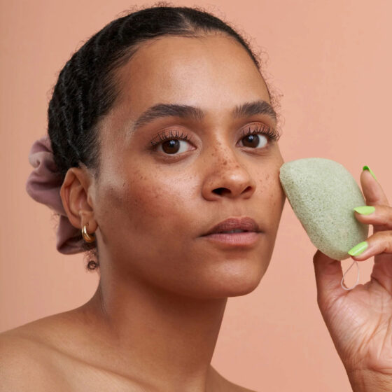 Éponge konjac nettoyante Thé vert antioxydant