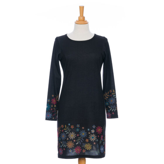 Robe flore Bordure