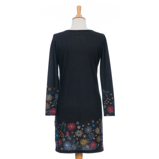 Robe flore Bordure