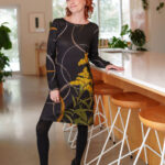 Robe flore Verge d'or