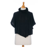Boléro-poncho lupin Noir