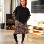 Robe épilobe Paisley d'automne