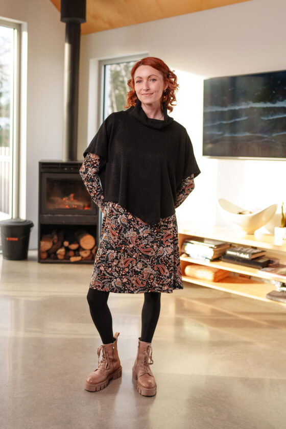 Robe épilobe Paisley d'automne