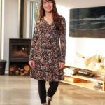 Robe épilobe Paisley d'automne