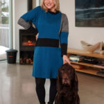 Robe viorne Sarcelle