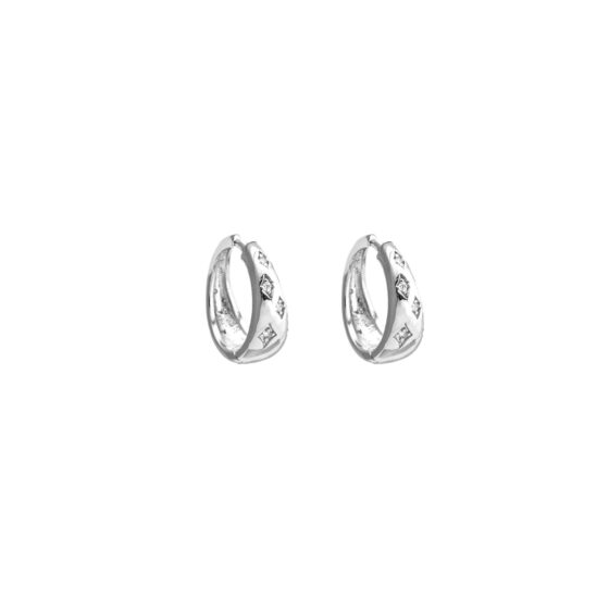 Boucles d'oreilles constellation Argent / cristal