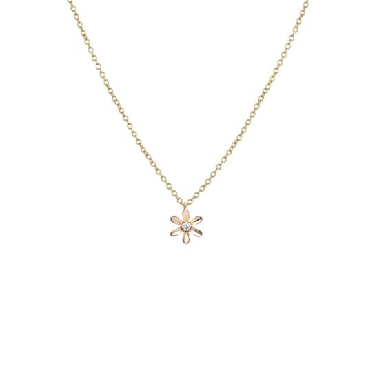 Collier petite marguerite Or