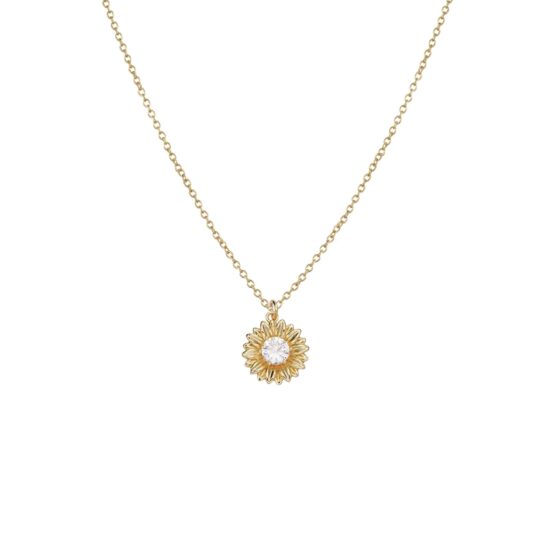 Collier tournesol Or