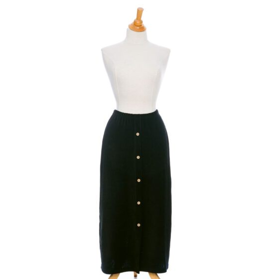 Jupe 7/8 pruche Corduroy noir