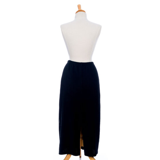 Jupe 7/8 pruche Corduroy noir
