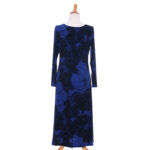 Robe 7/8 Fundy Noir et pervenche