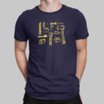 T-shirt survie en forêt Marine