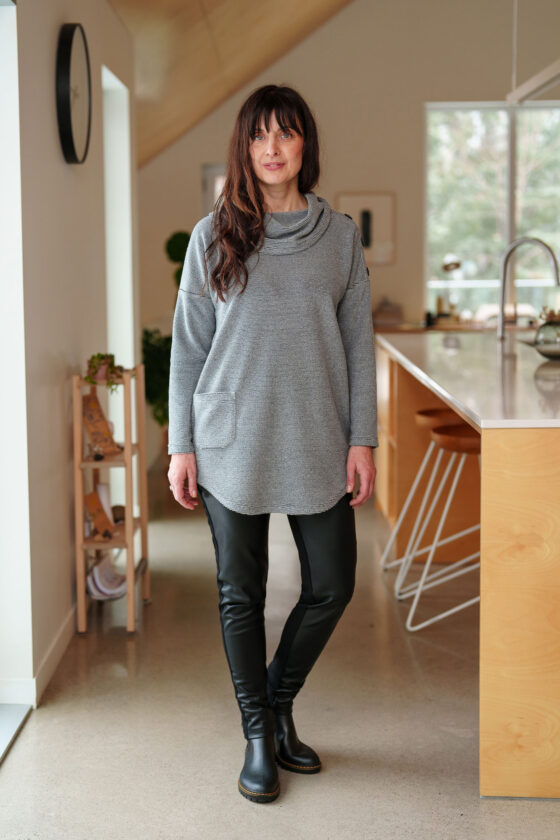 Tunique myrique Gris