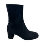 Botte velours Noir