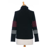 Chandail chicouté Noir et merlot