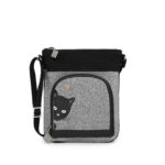 Sac à bandoulière chaton Noir