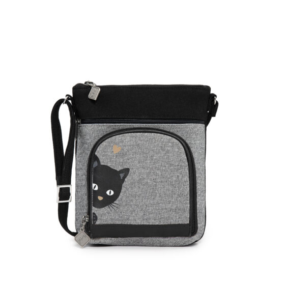 Sac à bandoulière chaton Noir