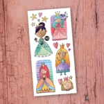 Tatou temporaire Mlle la princesse et ses amies