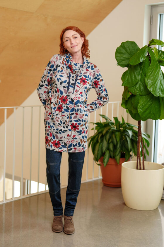 Tunique genévrier Floral