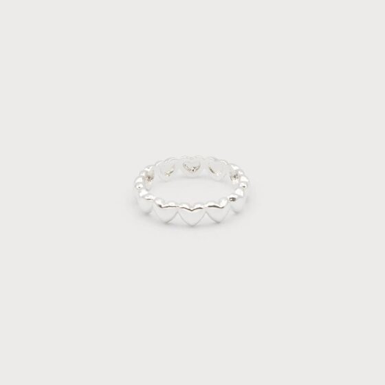 Bague coeurs Argent